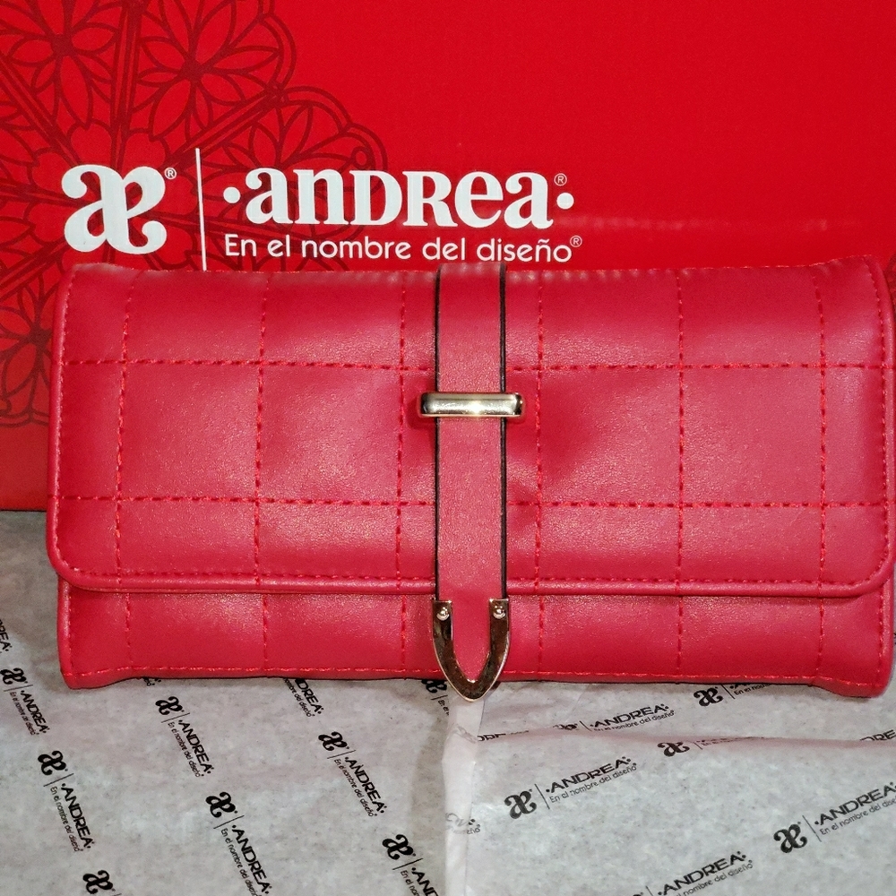 SOLD!  Andrea Red Wallet
